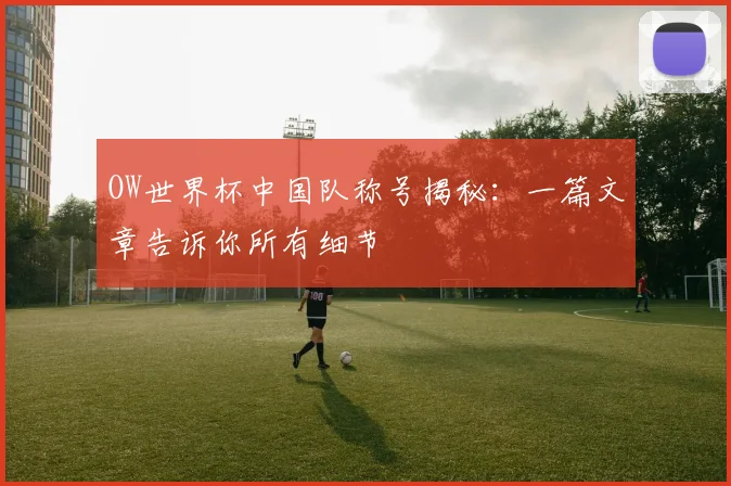 OW世界杯中国队称号揭秘:一篇文章告诉你所有细节