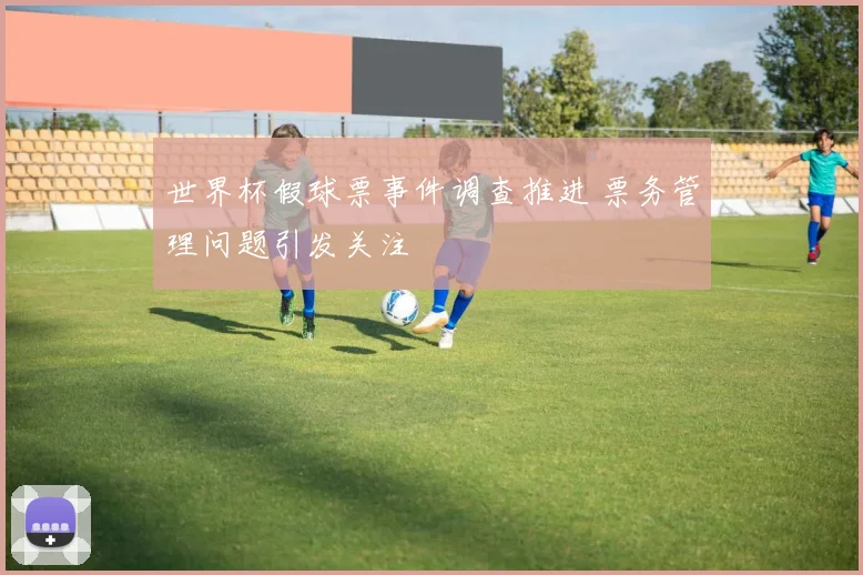 世界杯假球票事件调查推进 票务管理问题引发关注