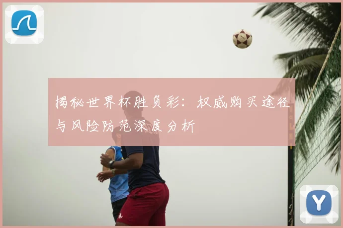 揭秘世界杯胜负彩:权威购买途径与风险防范深度分析